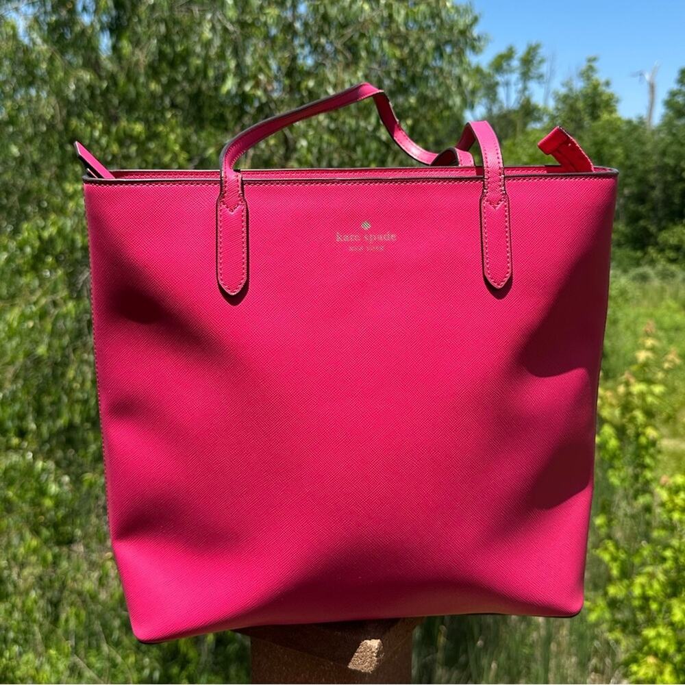 Kate Spade Pink Tote with Modern Silhouette - Picture 4 of 16